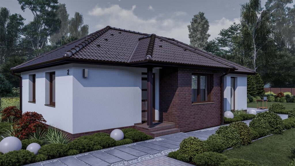 80 m2 ikerház (3 hálószoba + nappali)